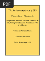 TP Anticonceptivos y ETS