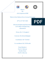 Report On Atal Sponsored FDP Role of Ai in Modern Power System Protection Sya2ah