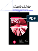 (Download PDF) Physics in Focus Year 12 Student Book 2Nd Edition Robert Farr Full Chapter PDF