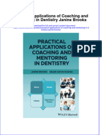 Practical Applications of Coaching and Mentoring in Dentistry Janine Brooks Full Chapter PDF