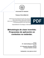 Metodología de Clase Invertida Propuestas de Aplicación en Contextos No Estándar