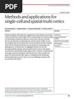 Methods and Applications For Single-Cell and Spatial Multi-Omics