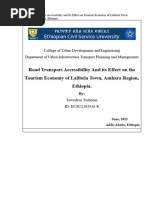 Road Transport Accessibility and Its Eff