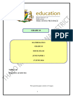 Grade 10 June Mock Exam 2024