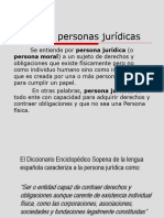 De Las Personas Jurídicas