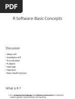 R-Basic Concepts