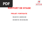 RAPPORT DE STAGE Fortigate