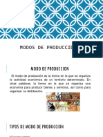 Modos de Producción