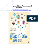 (Download PDF) Psychology and Law Research and Practice Full Chapter PDF