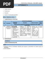 6° Grado - Actividad Del 01 de Diciembre