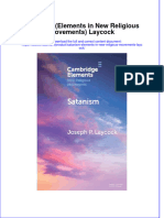 Satanism Elements in New Religious Movements Laycock Full Chapter PDF