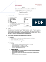 Abastecimiento de Agua y Alcantarillado - 2022-I