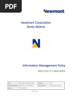 Norte Abierto - Aconex Project Information Manual