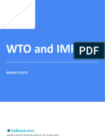 WTO and IMF UPSC STUDY NOTES