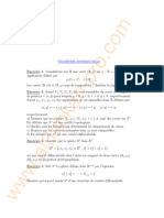 1 EXERCICE Geométrie Différentiellé