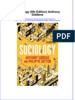 Sociology 9Th Edition Anthony Giddens Full Chapter PDF