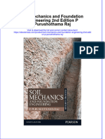 Soil Mechanics and Foundation Engineering 2Nd Edition P Purushothama Raj Full Chapter PDF