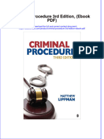 Criminal Procedure 3Rd Edition PDF Full Chapter PDF