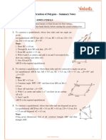 Construction of Polygons - Summary Notes