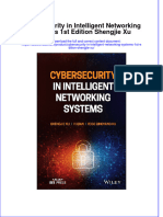 Cybersecurity in Intelligent Networking Systems 1St Edition Shengjie Xu Full Chapter PDF