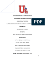 Proyecto de Sistemas de Potencia 2 - El Problema de La Estabilidad en Sist. Elect