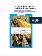 (Download PDF) Stationen Ein Kursbuch Fur Die Mittelstufe 4Th Edition Prisca Augustyn Full Chapter PDF