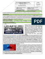 Los Conflictos de Colombia: Guía 4 Solución Negociada Del Conflicto Armado en Colombia Objetivos de Aprendizaje