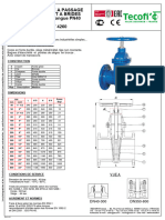 Série Longue PN40 Direct A Brides Vanne A Passage: Fluides Courants Compatibles, Installations Industrielles Simples..