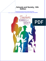 Teachers Schools and Society 10Th Edition Full Chapter PDF