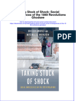 Taking Stock of Shock Social Consequences of The 1989 Revolutions Ghodsee Full Chapter PDF