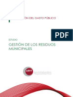 Estudios Gestion de Los Residuos Municipales