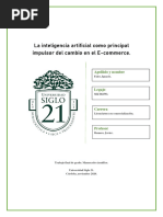La Inteligencia Artificial Como Principal Impulsor Del Cambio en El E-Commerce.