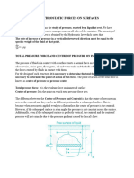 Fluid Mechanics-Hydrostatic Forces