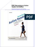 Becoming An Active Reader 3Rd Edition Full Chapter PDF