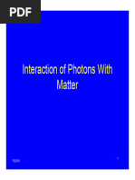 3 Interaction of Photons With Matter