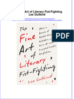 The Fine Art of Literary Fist Fighting Lee Gutkind Full Chapter PDF