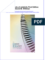 The Elements of Relativity First Edition David M Wittman Full Chapter PDF