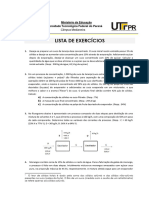 Lista 3 - BM - Multiplas Unidades Sem Reacao