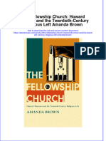 The Fellowship Church Howard Thurman and The Twentieth Century Religious Left Amanda Brown Full Chapter PDF