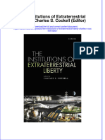 The Institutions of Extraterrestrial Liberty Charles S Cockell Editor Full Chapter PDF