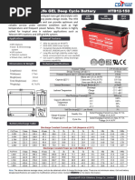 HTB12-150 High Temp Deep Cycle Gel Battery