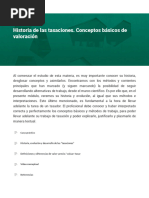 Historia de Las Tasaciones. Conceptos Básicos de Valoración: Caso Práctico