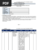 3° Grado - Planificador Semanal Del 01 Al 05 de Abril