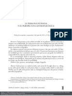 2 - La Persona Humana y Su Perspectiva Antropológica