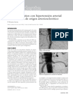 Varón de 63 Años Con HTA Vasculorrenal de Origen Arteriosclerótico