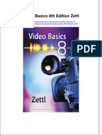 (Download PDF) Video Basics 8Th Edition Zettl Full Chapter PDF