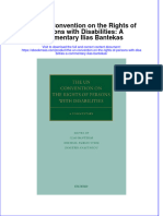 The Un Convention On The Rights of Persons With Disabilities A Commentary Ilias Bantekas Full Chapter PDF