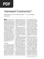 Automated Construction