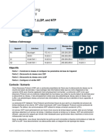 10.8.2 Lab - Configure CDP, LLDP, and NTP