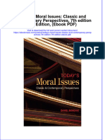 Todays Moral Issues Classic and Contemporary Perspectives 7Th Edition 7Th Edition PDF Full Chapter PDF